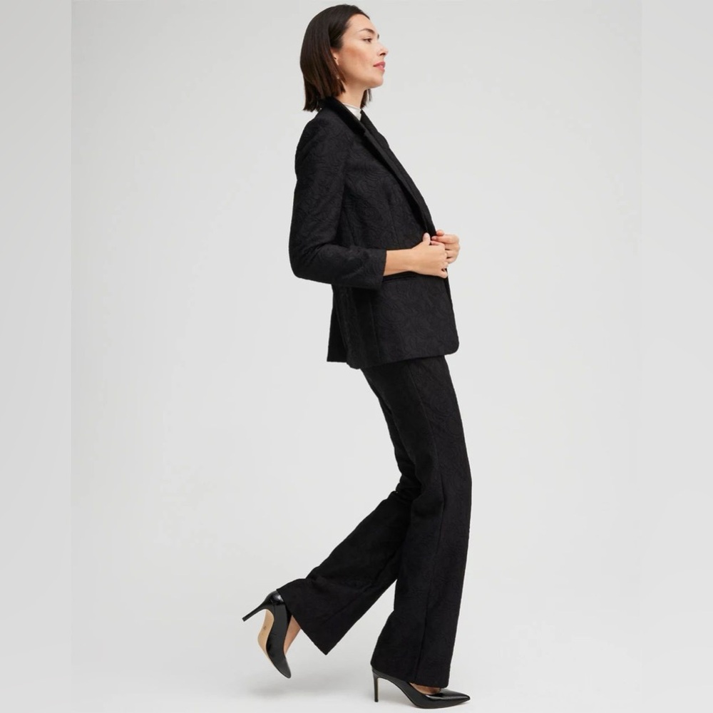 NWT Chico's Black Label Elegant Lace Suit
